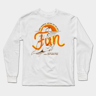 Wave predator, waiting for the best fun Long Sleeve T-Shirt